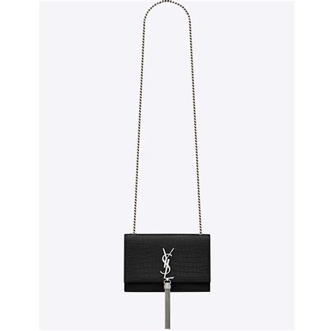 ysl kate croc small